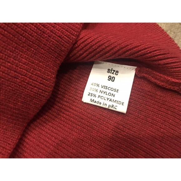 Toddler Girls 2-3T Heavy Knit Red Holiday/Dressy Sweater Dress - Picture 6 of 6